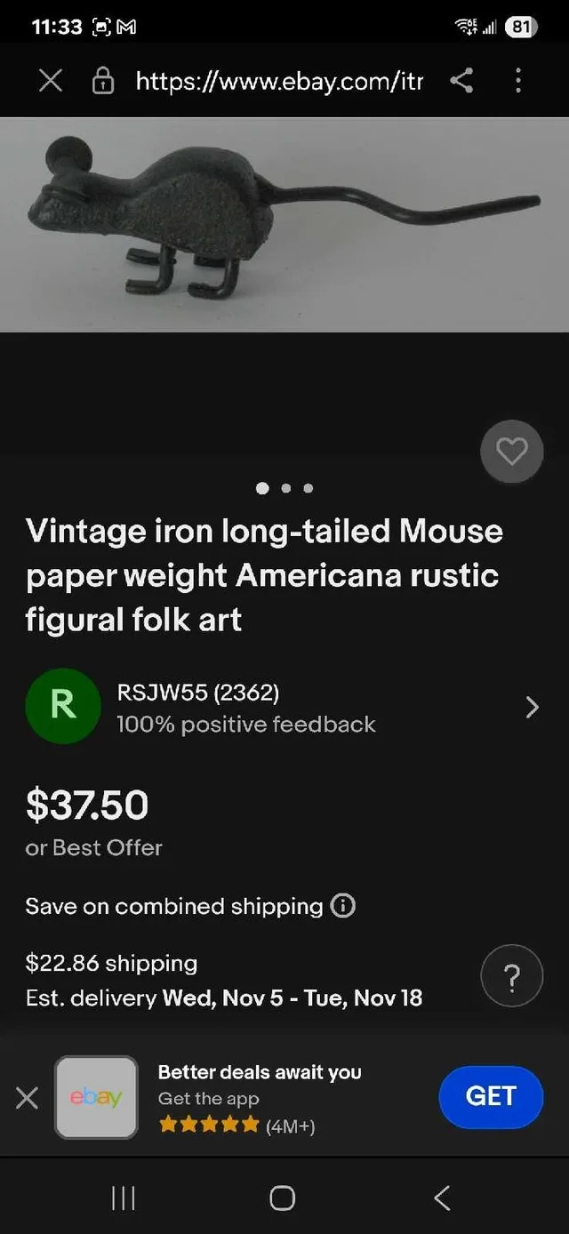 Iron Mouse Figurine image indicator(5)