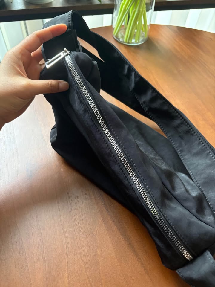 Black Soft Shell Cross Body Bag - photo 2