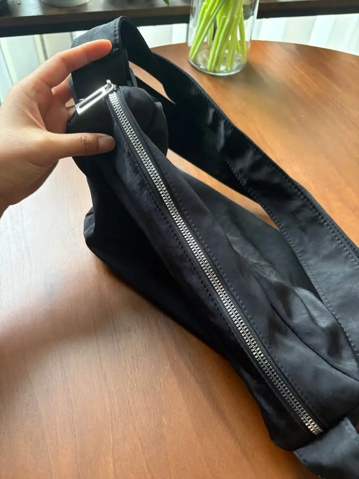 Black Soft Shell Cross Body Bag image indicator(2)