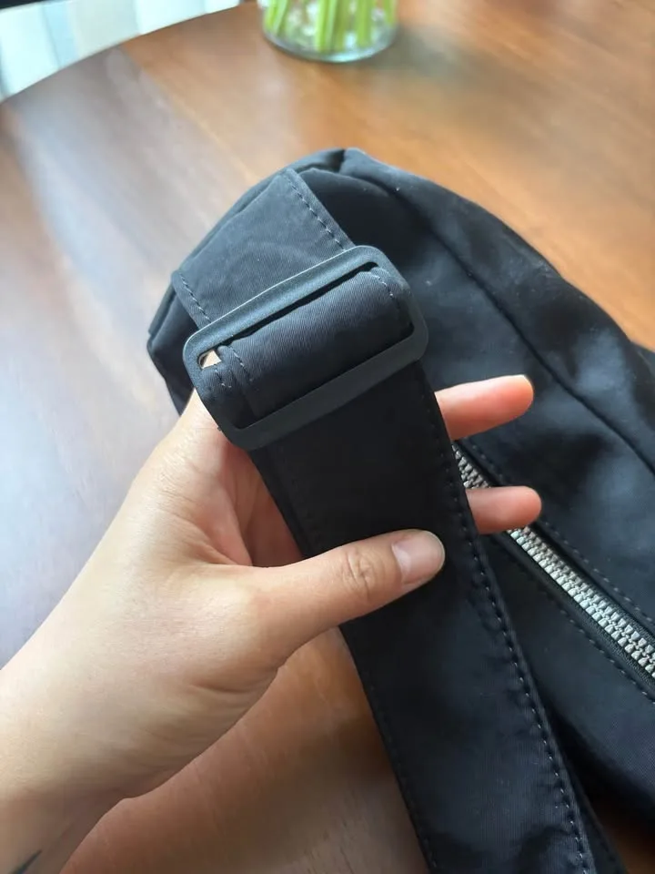 Black Soft Shell Cross Body Bag image indicator(4)