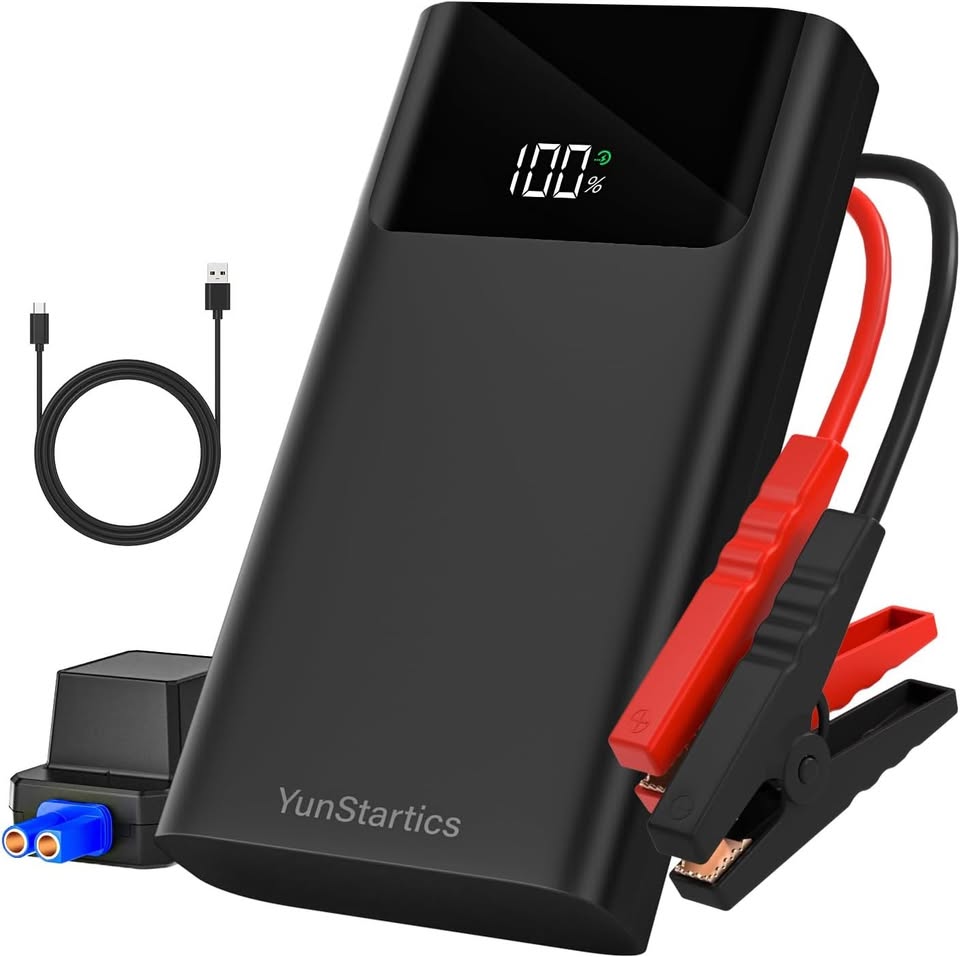 Portable Car Jump Starter – Peak Power Bank & LED Flashlight - photo 3