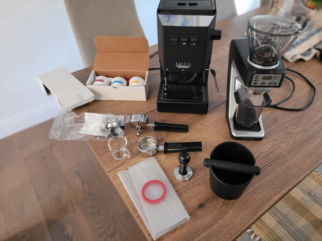 Coffee espresso kit (gaggia classic pro + baratza sette 270)