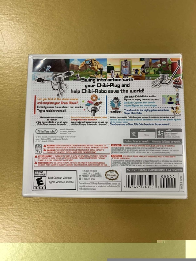 NEW Sealed - 3DS Chibi Robo Zip Lash - photo 2