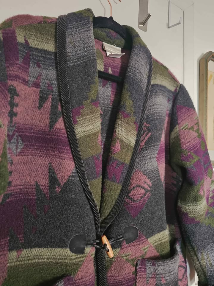 Mens S Vintage Southwestern Aztec Pattern Mens Coat - photo 3