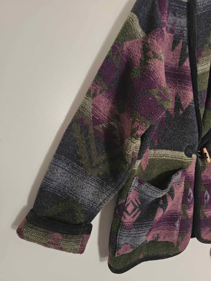 Mens S Vintage Southwestern Aztec Pattern Mens Coat - photo 4