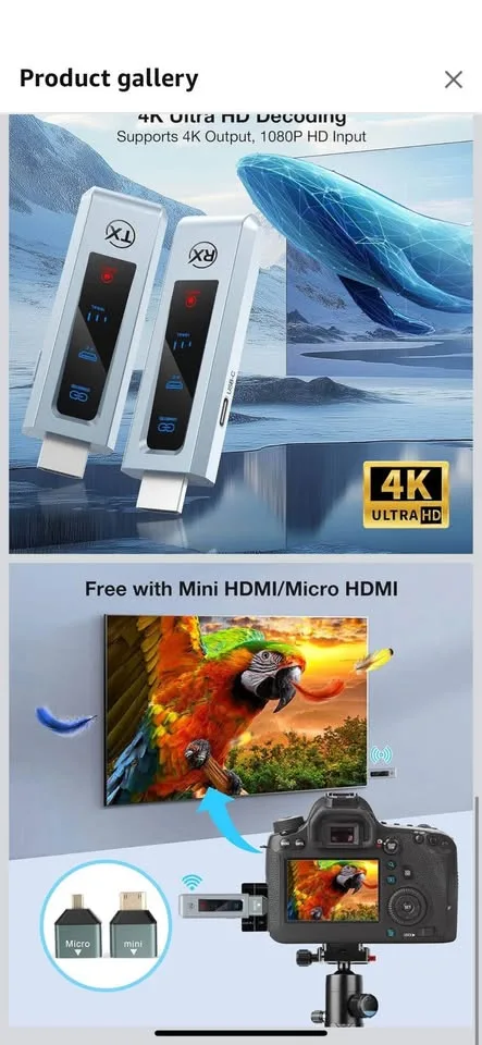 Wireless HDMI Transmitter and Receiver image indicator(6)