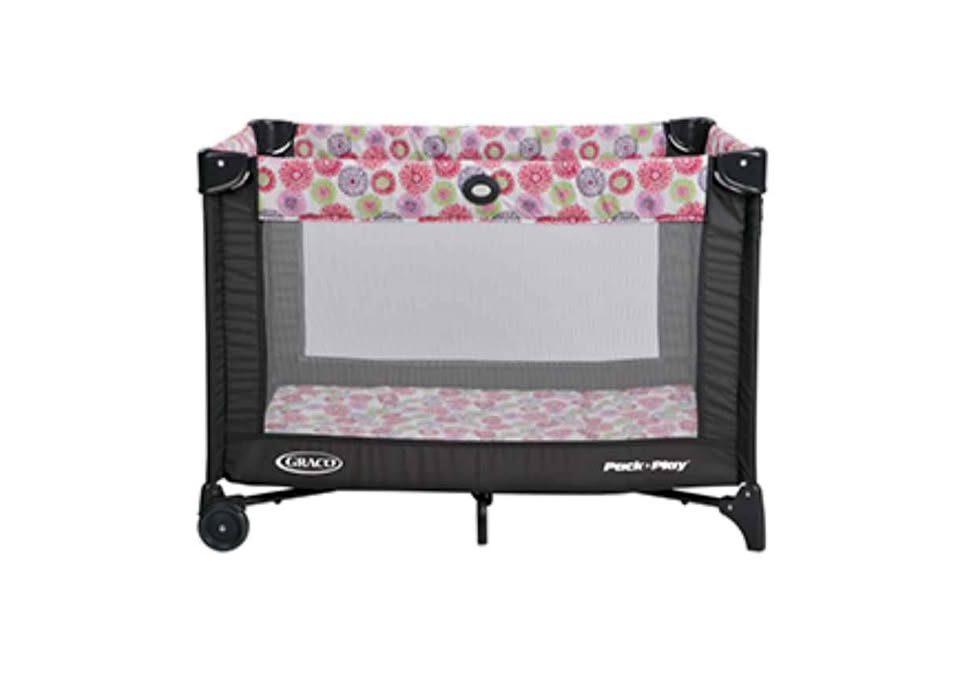 🥕Graco Pack 'n Play Playard, Foldable Baby Playpen, Pink🥕