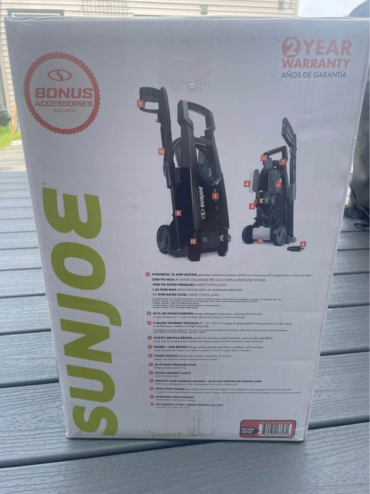 Sun Joe SPX2990-BLK Electric Pressure Washer - photo 3