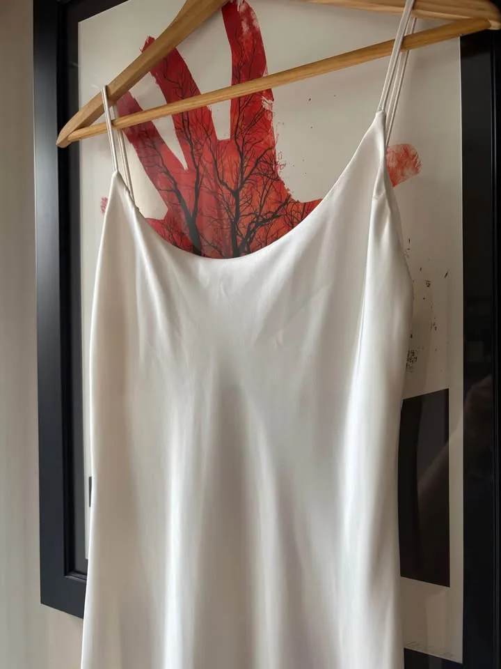 White Ivory Maxi Slip Dress image indicator(2)