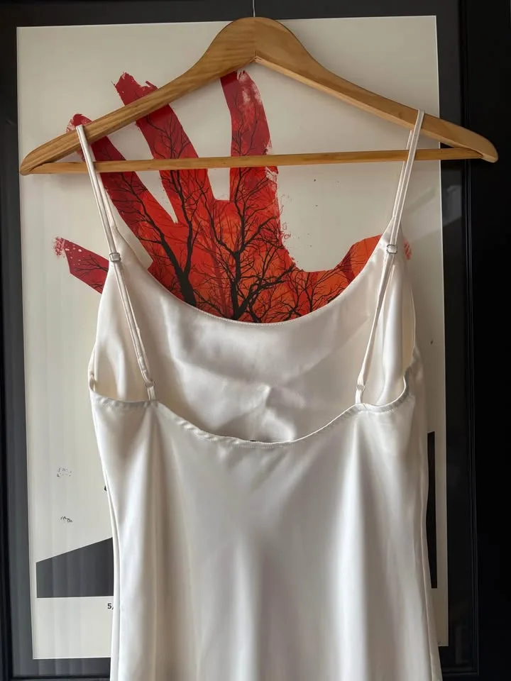 White Ivory Maxi Slip Dress image indicator(5)