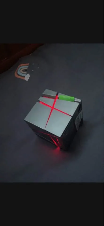 RGB cube speaker, moodlight + speaker bass image indicator(2)
