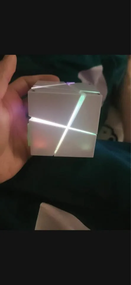 RGB cube speaker, moodlight + speaker bass image indicator(3)