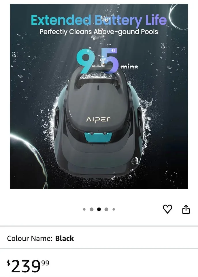 AIPER Scuba SE Cordless Pool Cleaner image indicator(2)