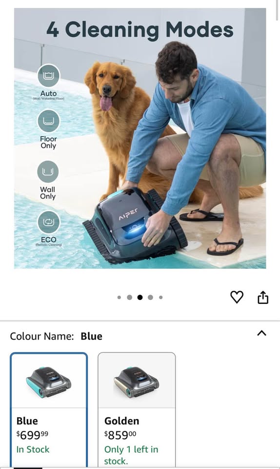 AIPER Scuba S1 Cordless Robotic Pool Cleaner - photo 2