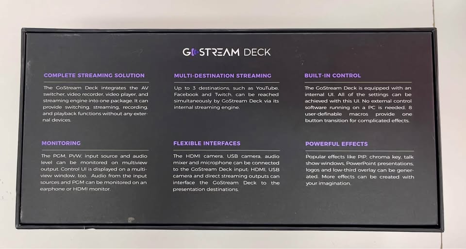 Osee GoStream Deck Pro Portable Switcher - photo 4