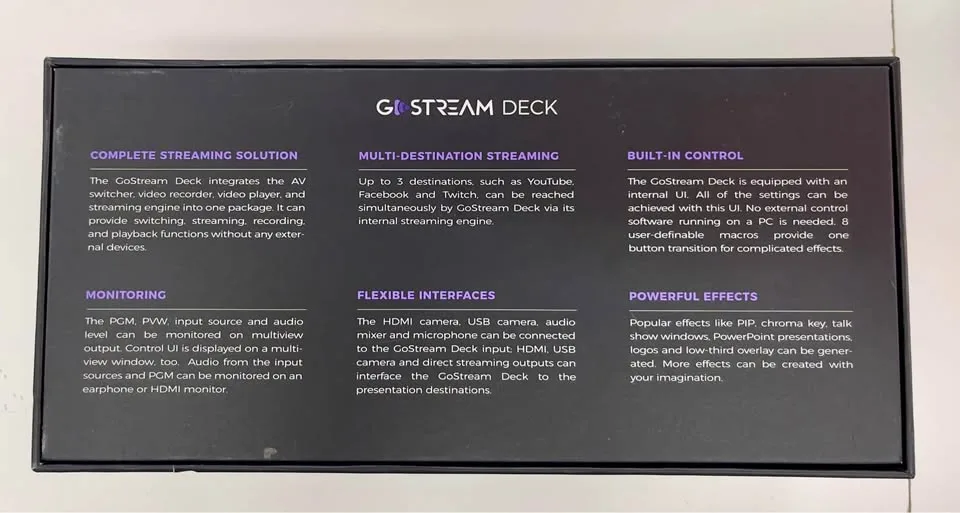 Osee GoStream Deck Pro Portable Switcher image indicator(4)