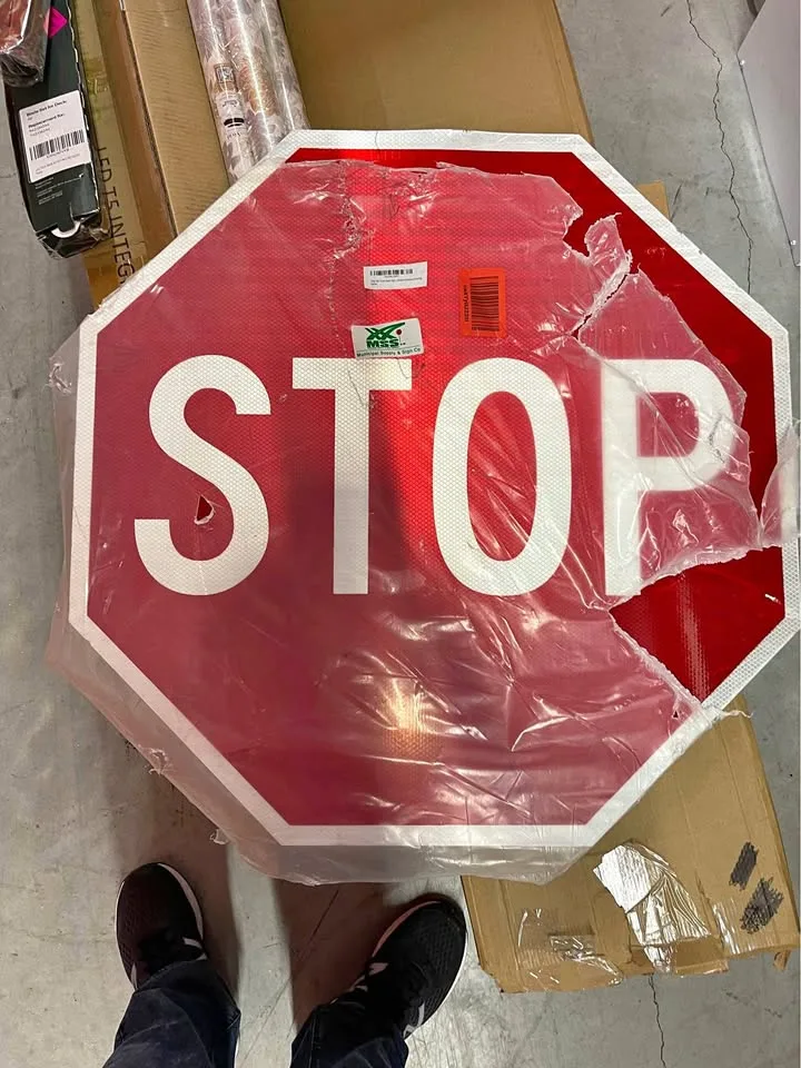 Stop sign 30”