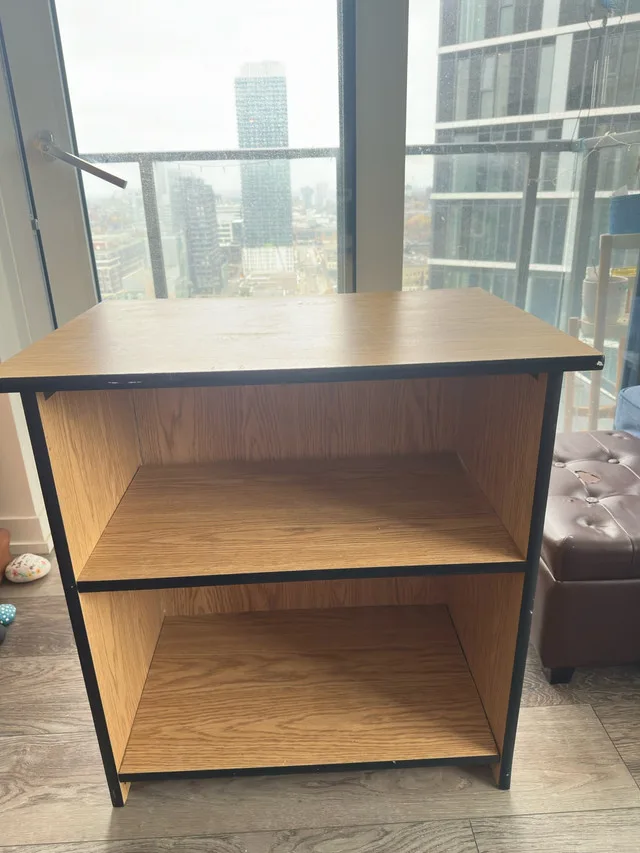 Wooden TV Stand / Storage Shelf – Great Condition! thumbnail