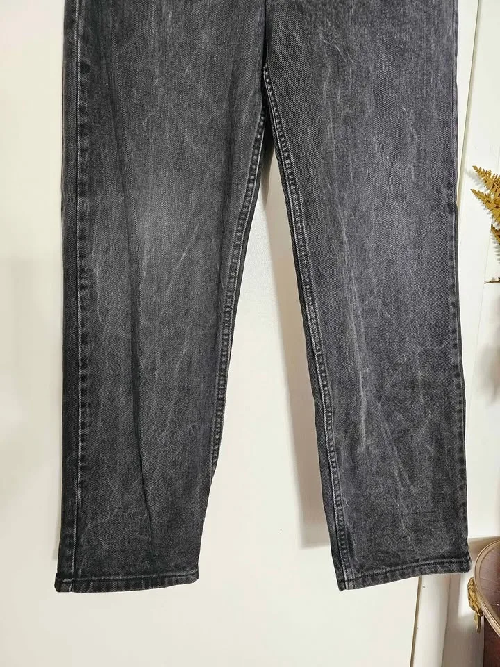 Vintage 90s Lee 31x30 Relaxed Fit Washed Black Denim Mens Jeans image indicator(7)