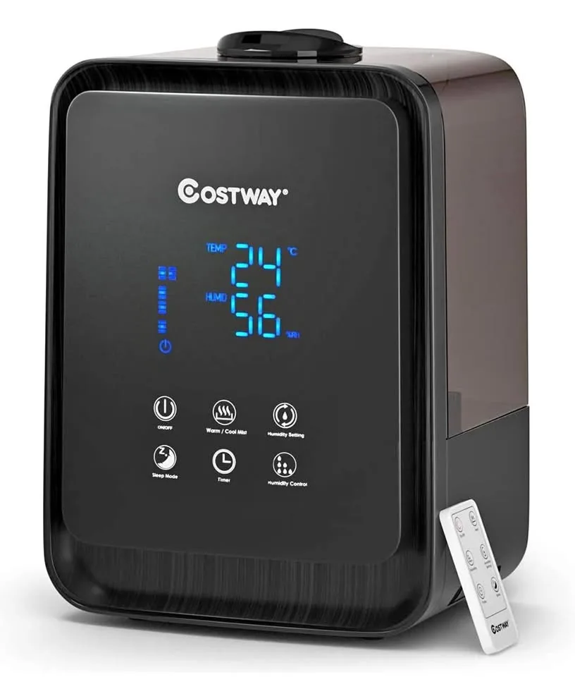 COSTWAY Ultrasonic Air Humidifier, 4.5L/1.2 Gallon