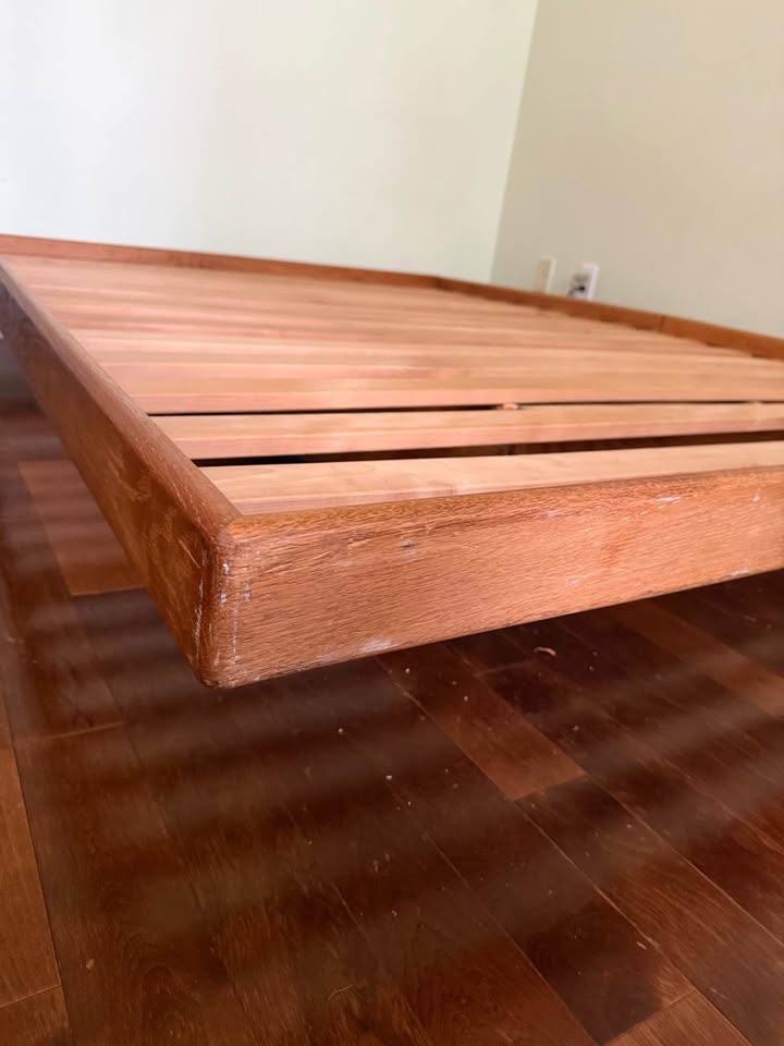 Solid Wood Bed Frame for Sale – Queen Size - photo 5