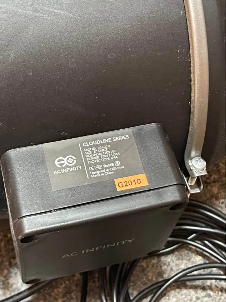 AC Infinity Cloudline Pro S6 - 6” inline fan for grow tent image indicator(3)