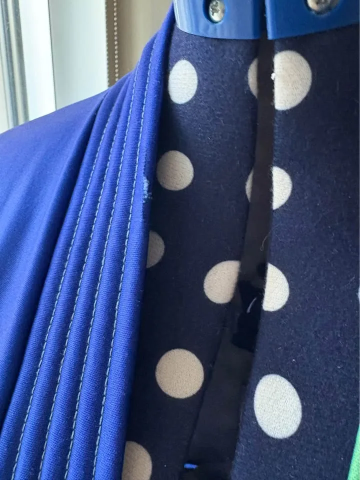 Vintage Blue Maxi Floral Robe image indicator(2)