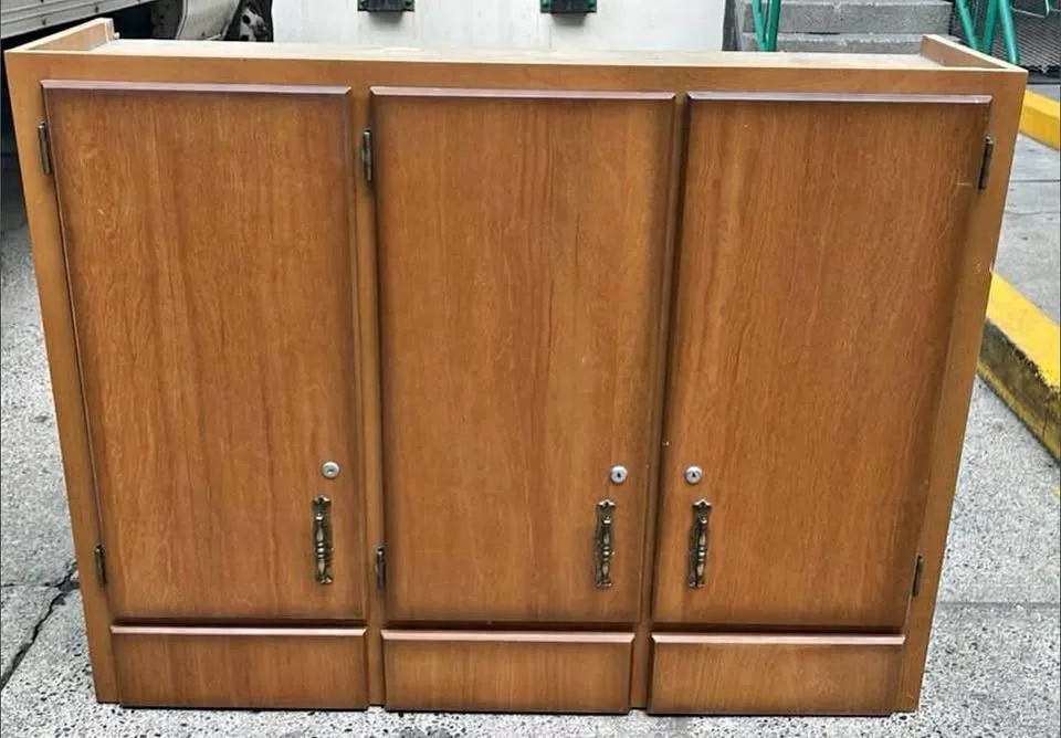 Vintage Vinyl LP Storage Cabinet