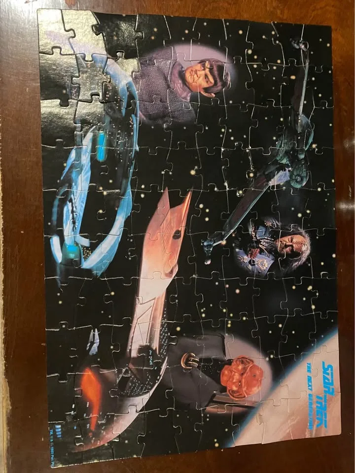 Vtg Star Trek Puzzle by Canada Games image indicator(4)