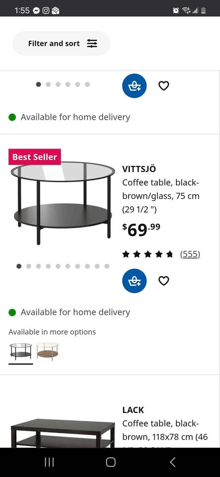 Ikea Coffee Table - photo 4
