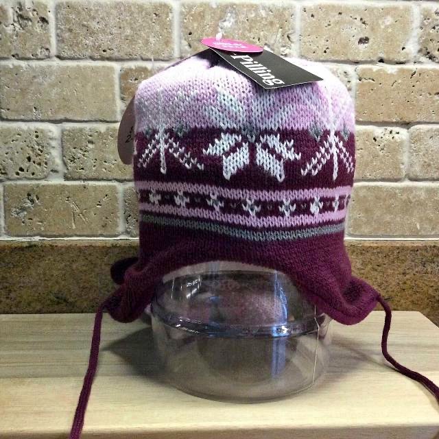 BNWT GIRLS’ KNIT HAT & MITTENS SET - 2-3X