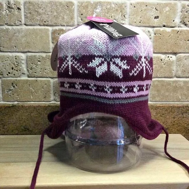 BNWT GIRLS’ KNIT HAT & MITTENS SET - 2-3X thumbnail