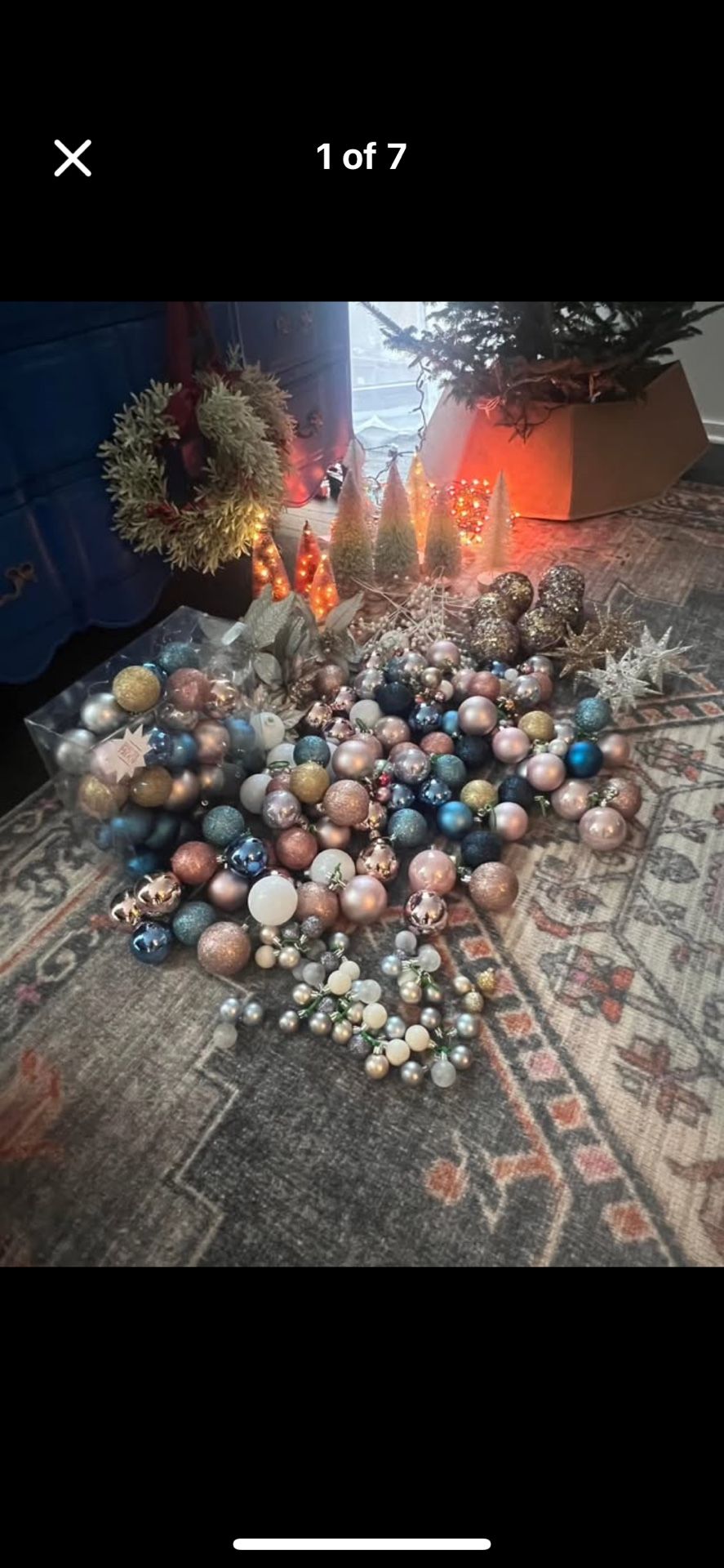 Large Selection Christmas Ornaments, Decorations