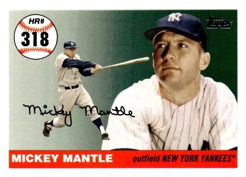 2007 Topps Mickey Mantle Home Run History #MHR318 thumbnail