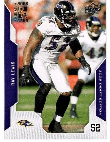 2008 Upper Deck Draft Edition Ray Lewis #110 HOF thumbnail