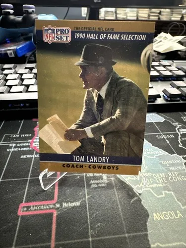 1990 Pro Set - Hall of Fame Selection Tom Landry #28 thumbnail