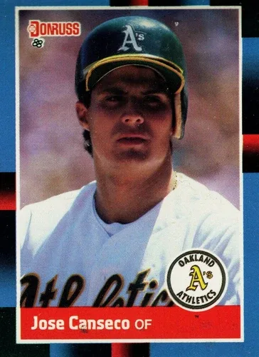 1988 Donruss Jose Canseco #302 Baseball Card thumbnail