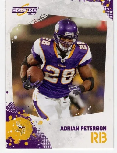 2010 Score #159 Adrian Peterson thumbnail