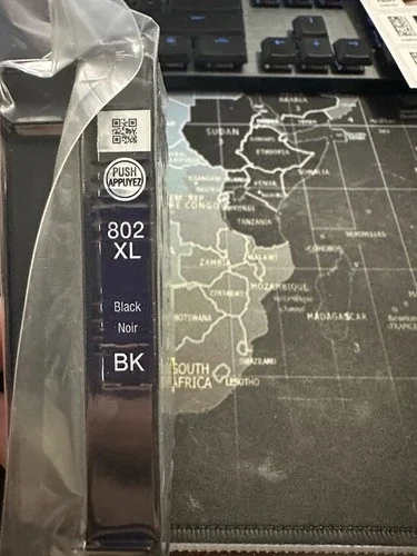 Epson 802XL Black Ink Cartridge New No Box thumbnail