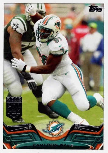 2013 Topps Football #226 Cameron Wake Miami Dolphins thumbnail