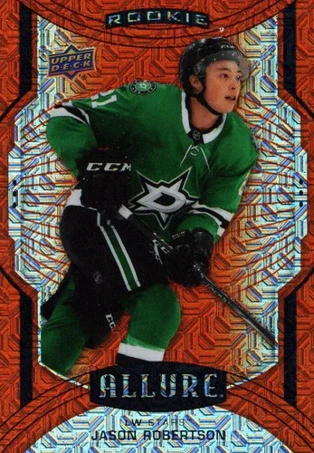 JASON ROBERTSON 2020-21 ALLURE HOCKEY ROOKIE ORANGE SLICE thumbnail