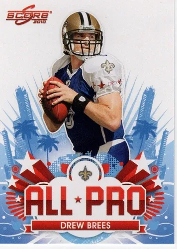 2010 Score All Pro Drew Brees New Orleans Saints #23 thumbnail