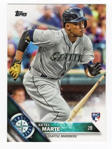 2016 Topps #73 Ketel Marte RC Rookie Card Seattle Mariners thumbnail