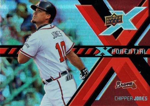 CHIPPER JONES - 2008 Upper Deck X Holo Insert #X-JO thumbnail