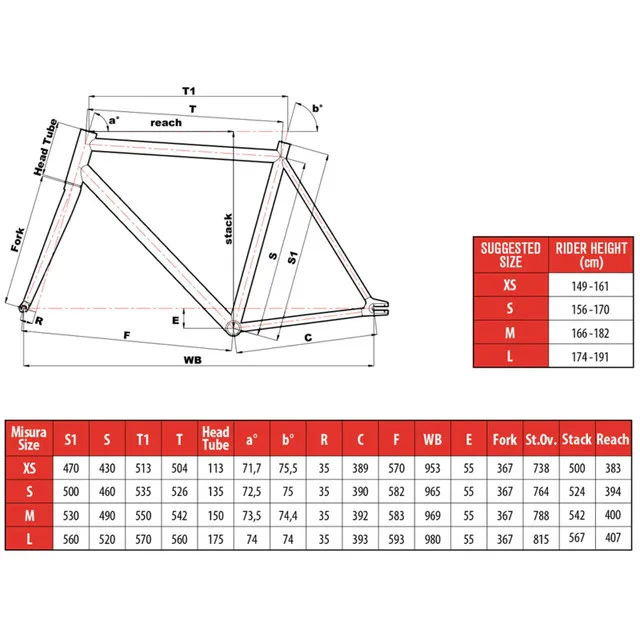 Cinelli Tipo Pista Medium Fixed Gear Single Speed Road Bike image indicator(2)