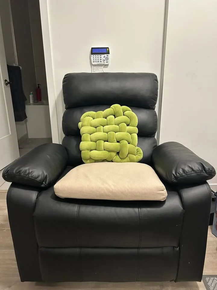 Leather Manual Recliner