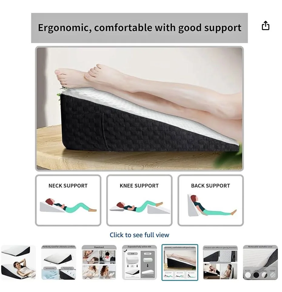 Wedge Pillow for Sleeping