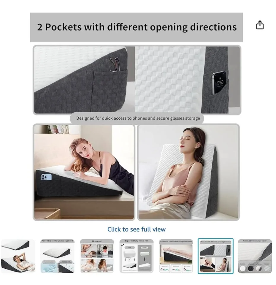 Wedge Pillow for Sleeping image indicator(2)