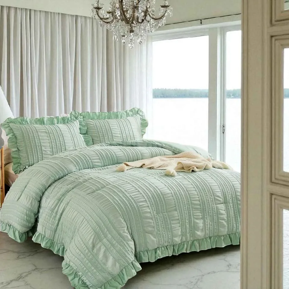 🍂SALE🍂 boho 3 piece set comforter 2 pillow cases thumbnail