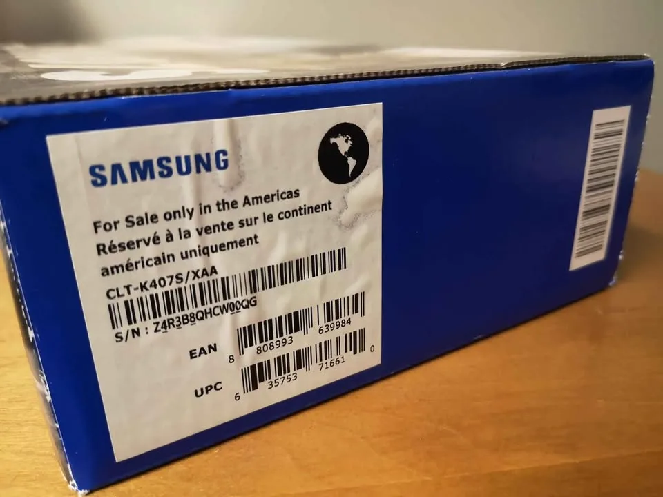 Black Ink ~ New Laser Printer Toner Cartridge ~ Samsung image indicator(2)